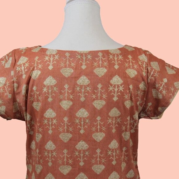 Peach Printed Kurta for Stylish Looks | Muvvas Boutique - Picture 7 of 7